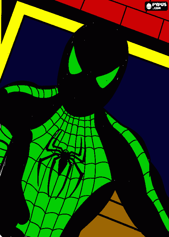 Glow coloring page