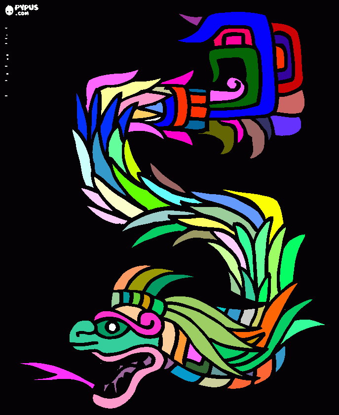 God Of The Sky coloring page