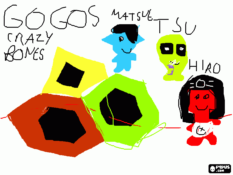 Gogos Crazy Bones coloring page
