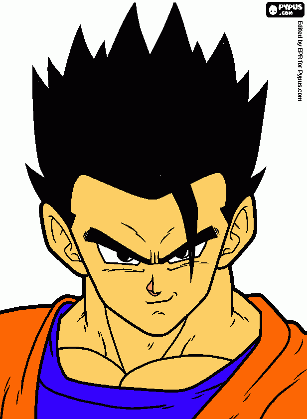 Gohan (Adult) coloring page
