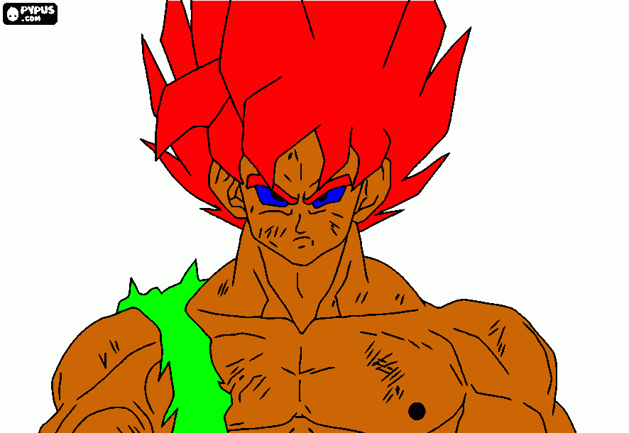 GOKE BLACK coloring page