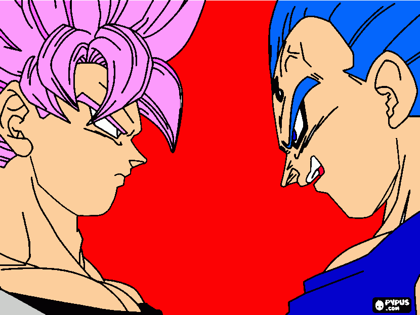 Goku Black SSJR coloring page, printable Goku Black SSJR Goku Black SSJR coloring page, printable Goku Black SSJR
