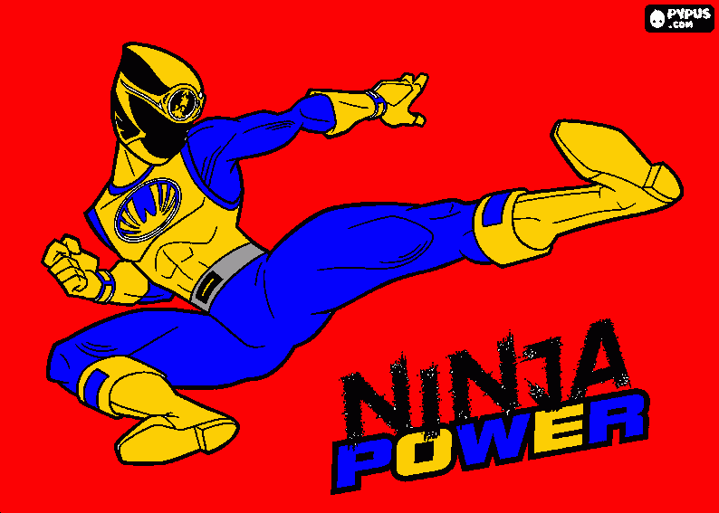 Gold Ranger Antonio coloring page