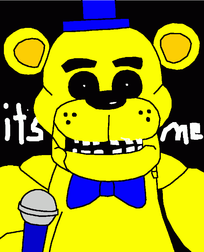 GOLDEN FREDDY coloring page