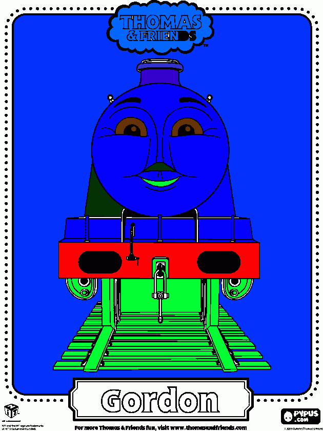 gordon coloring page