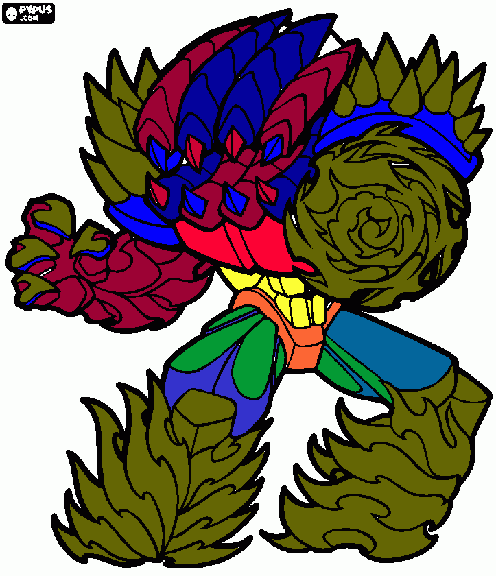 gorgemoni coloring page