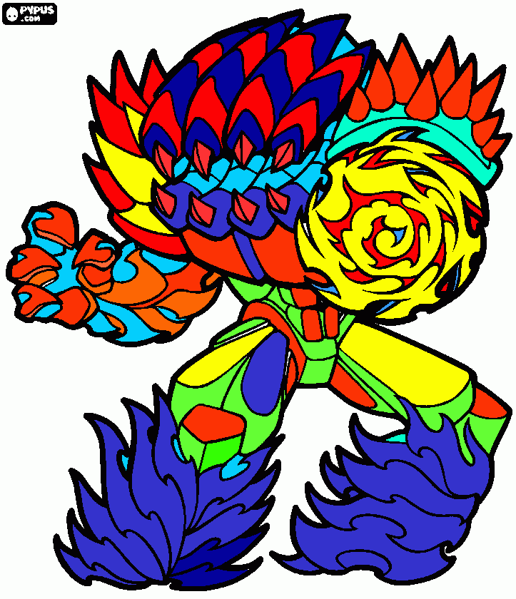 gormiti papi coloring page