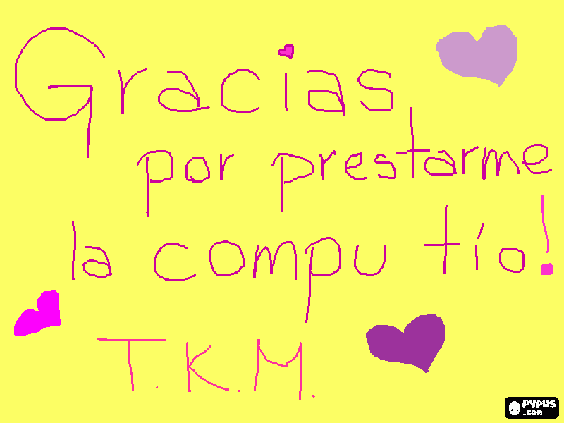 Gracias! coloring page