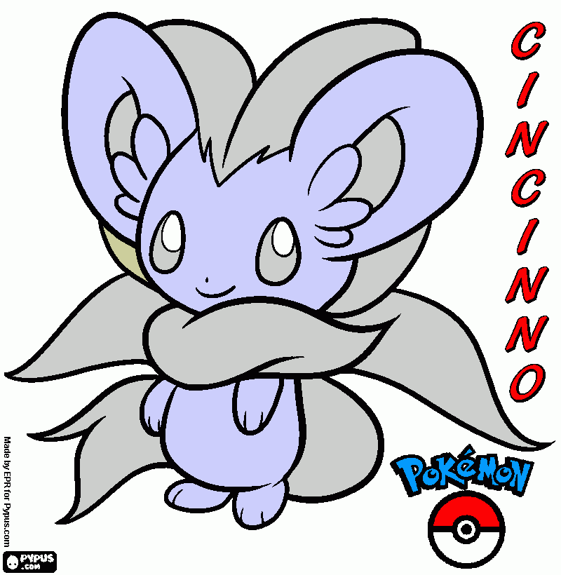 Grey Cincino coloring page