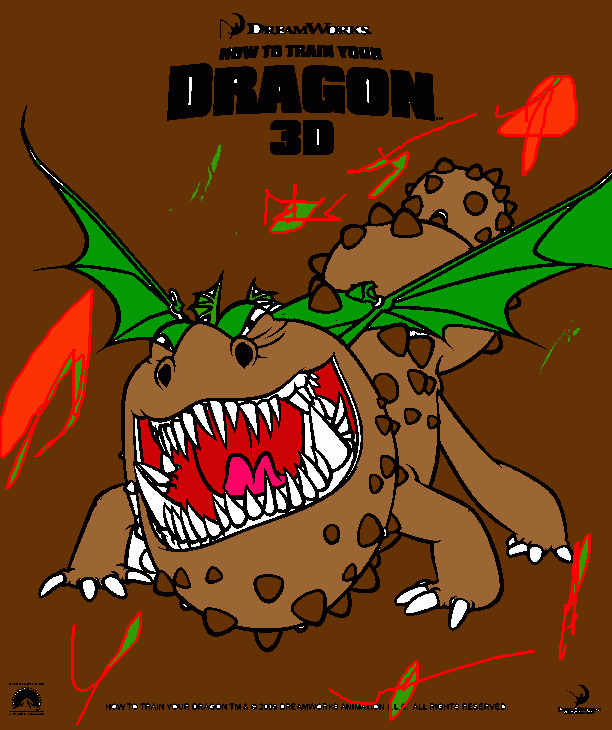 gronckle coloring page