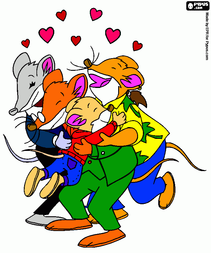 G.Stilton coloring page