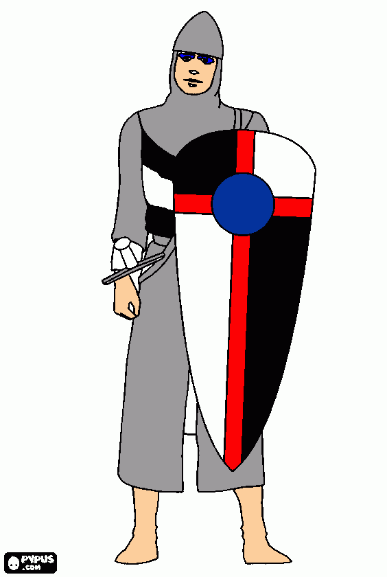 guard coloring page