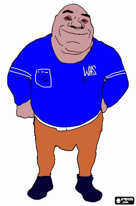 Guess who? coloring page