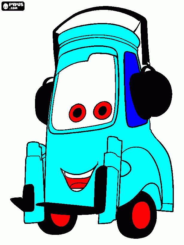 Guido coloring page