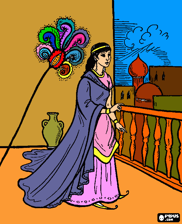 Hadassa's masterpiece coloring page