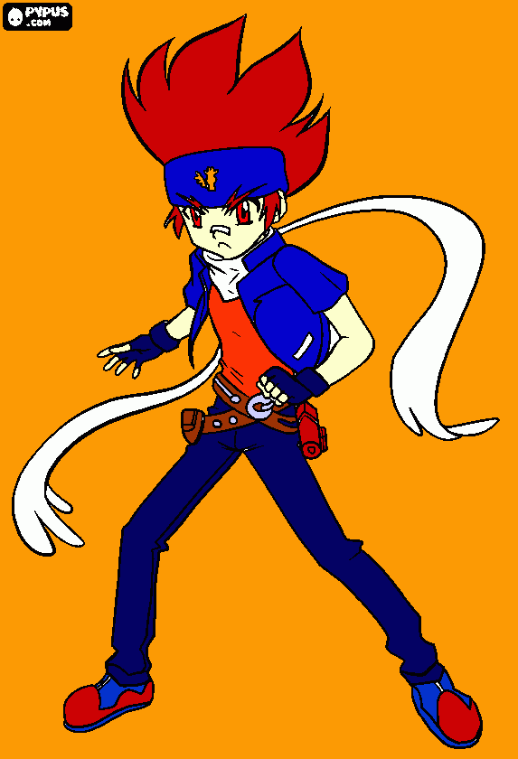 Hagane coloring page