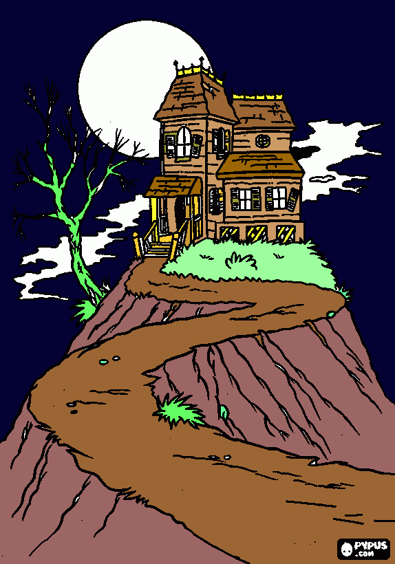 halloween 4 coloring page