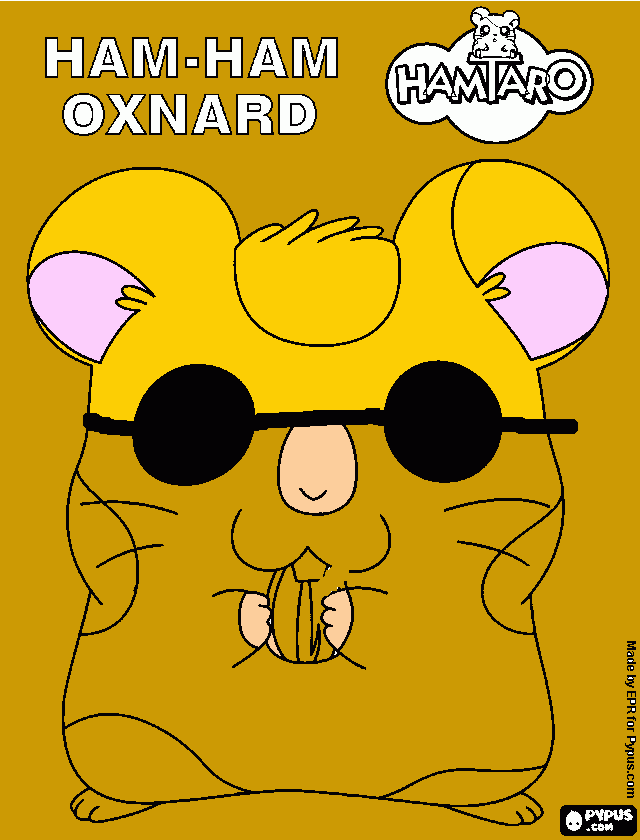 hams coloring page