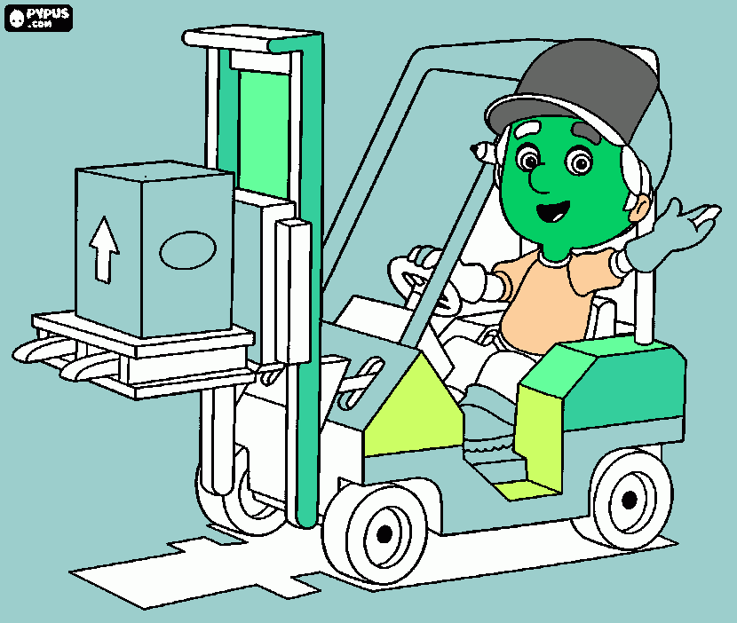 handy many picture coloring page