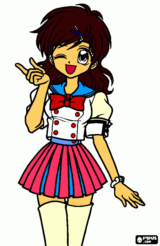 HANON de humman coloring page