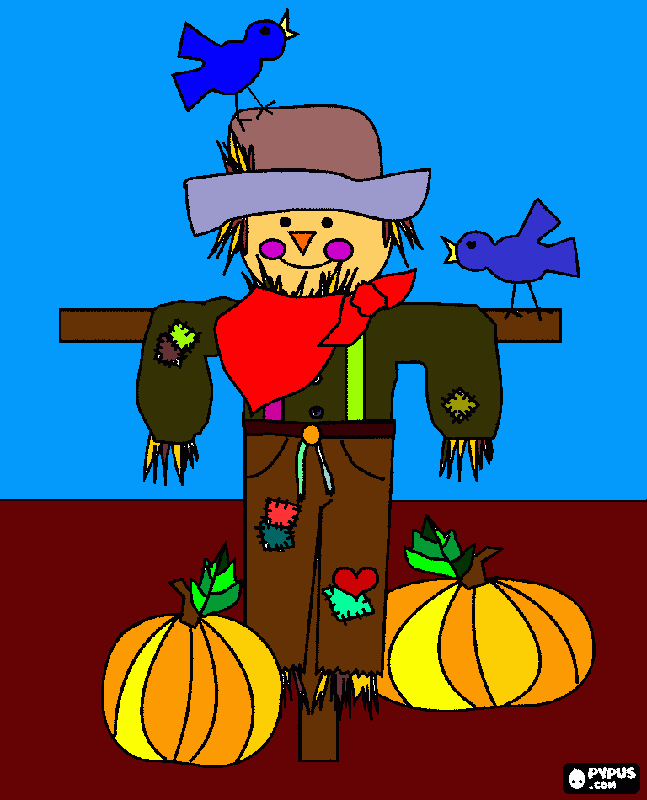 Happy Halloween 2 coloring page