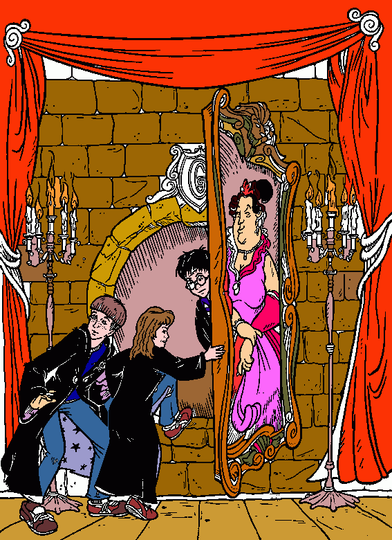 harry porter coloring page