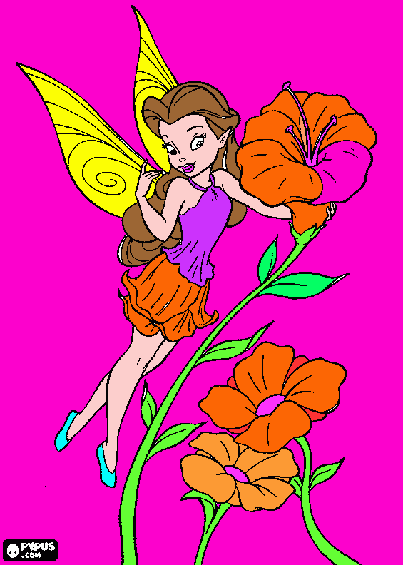 Helinä -keiju coloring page