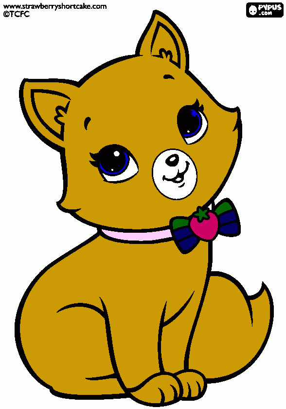 Hello i'm just a precious  kitten! coloring page