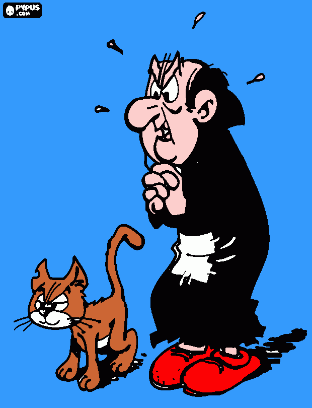 Hokuszpok és Sziámiáu coloring page