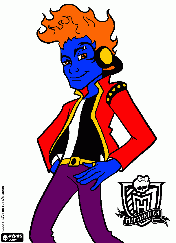 holt moshi coloring page