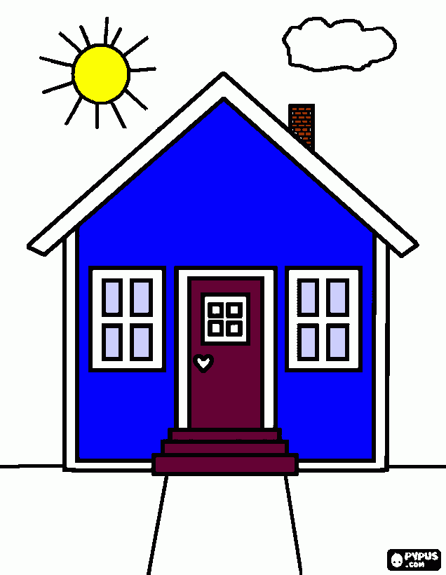 house colors? coloring page