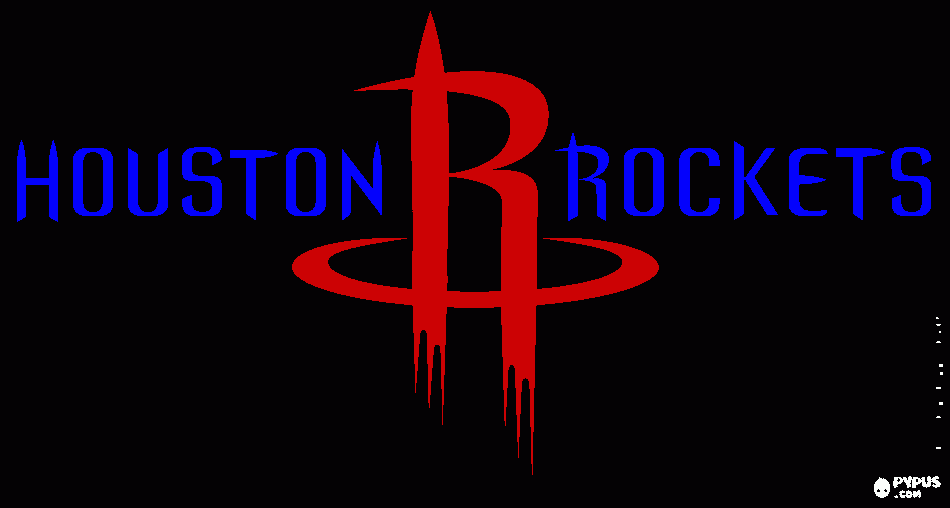 HOUSTON ROCKETS coloring page