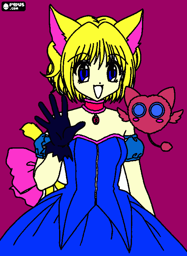 how do u like my kitty girl mewo! coloring page