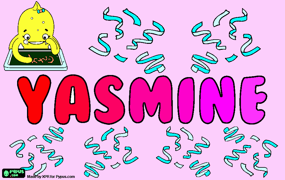 I am writing your name. coloring page