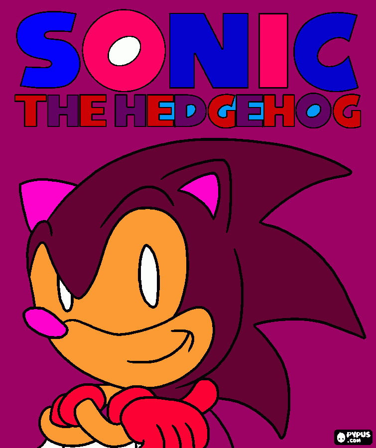 I colored that coloring page