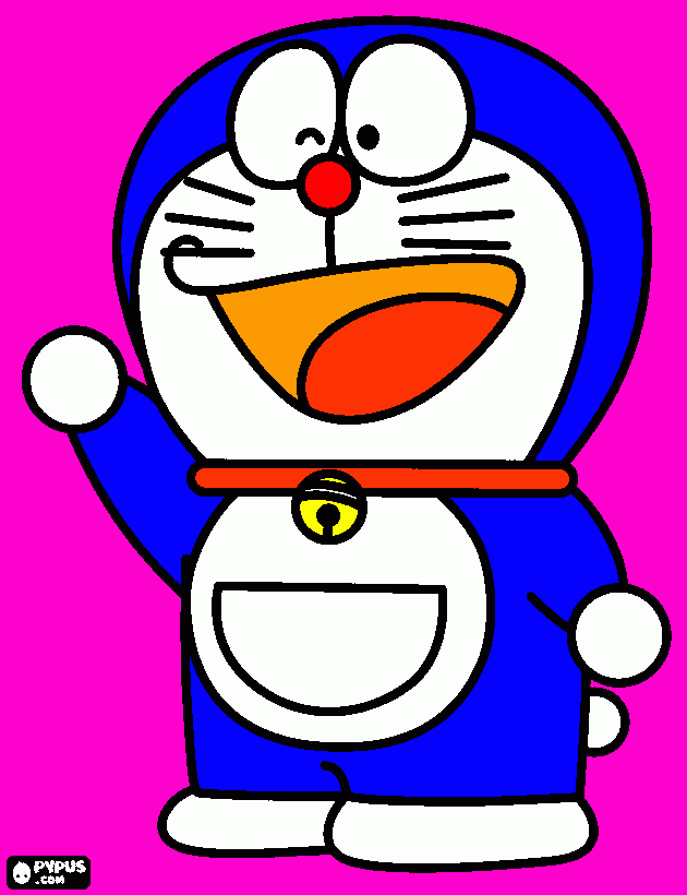 I Draw Doraemon coloring page