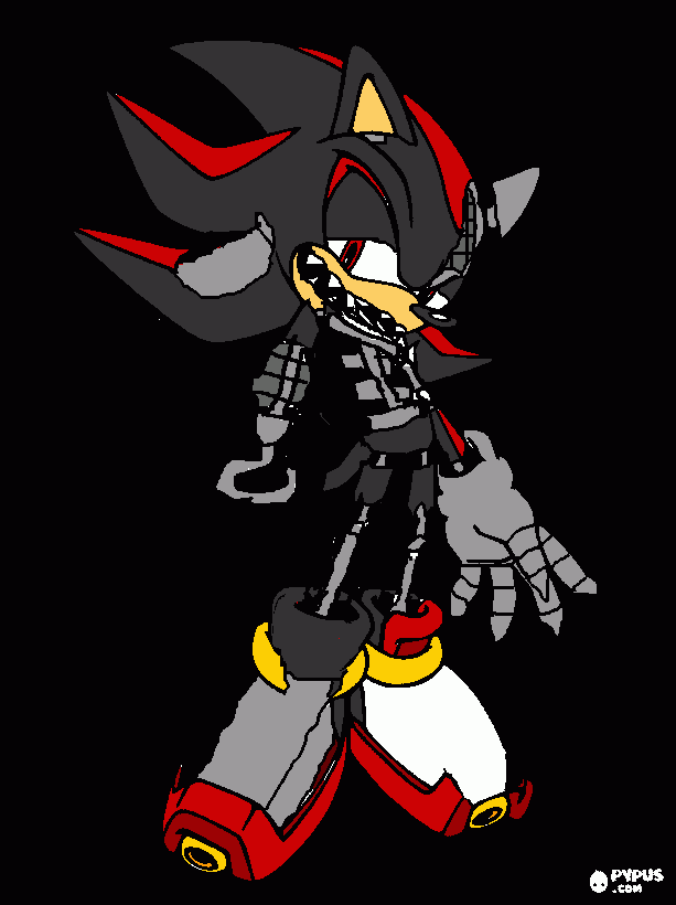 Ignited Shadow coloring page