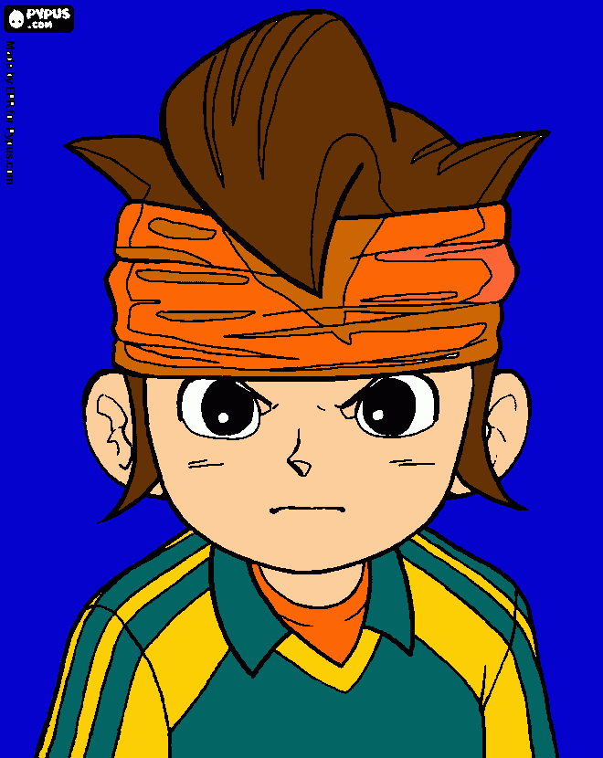 Inazuma Eleven Mark Evans  coloring page