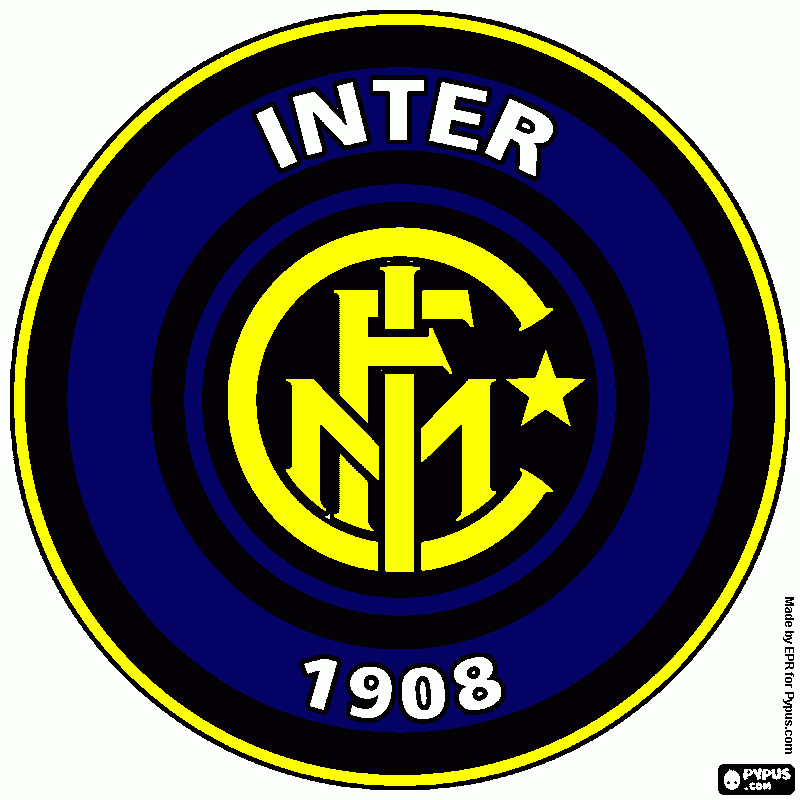 inter milan coloring page