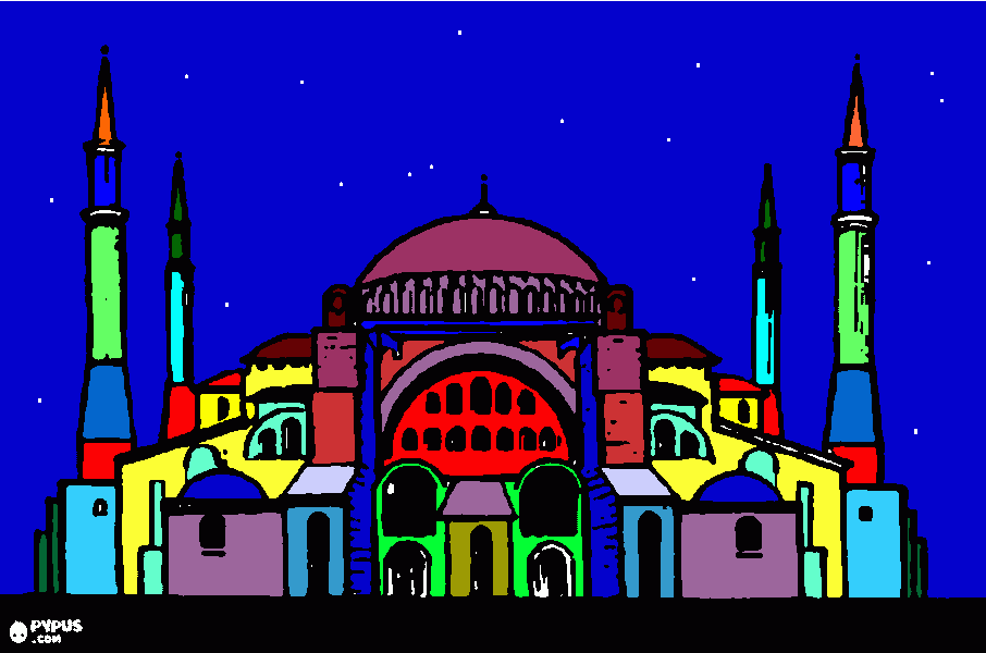 Interaktif mewarnai IT coloring page