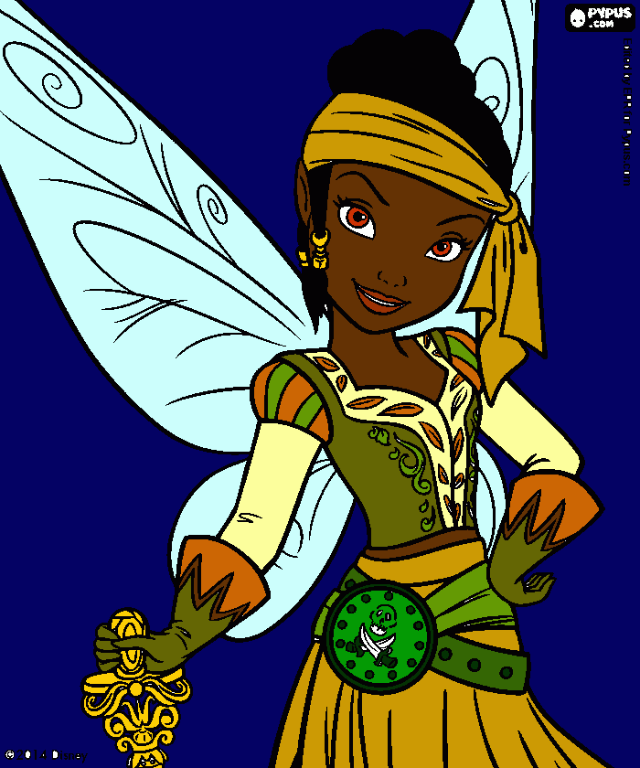 Iridessa coloring page