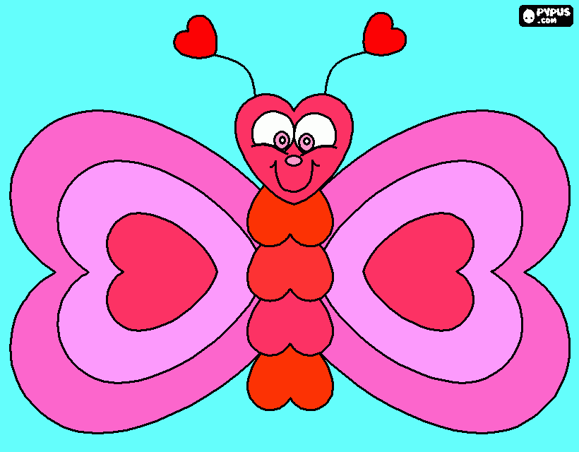 It's a love bug xD coloring page