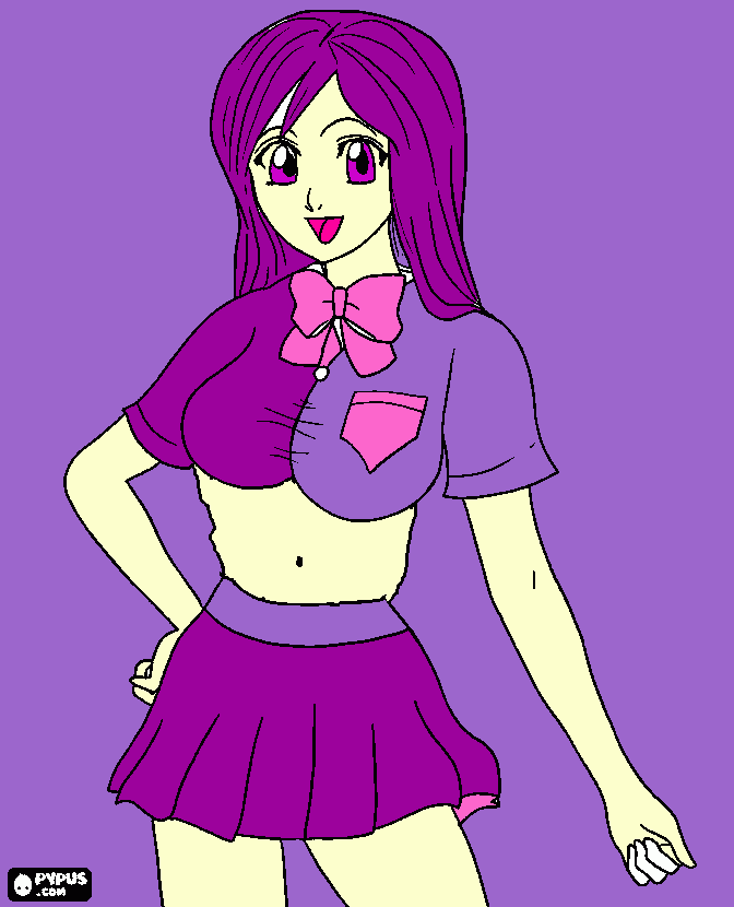 its dress up day!wasint me it was orihime coloring page