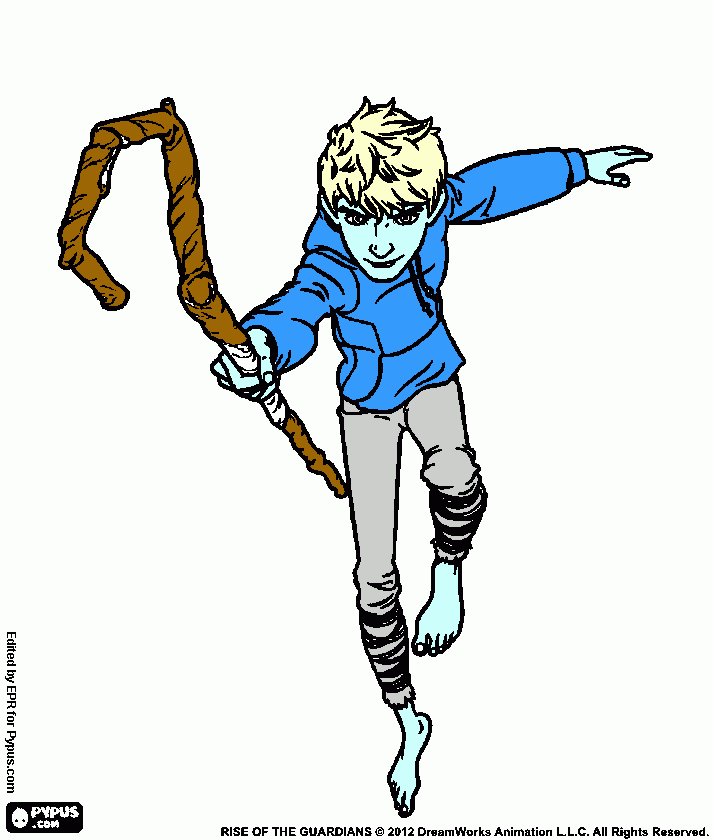 Jack Frost coloring page