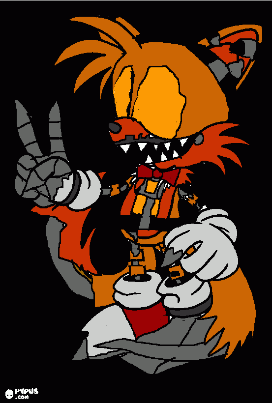 Jack-O-Tails coloring page
