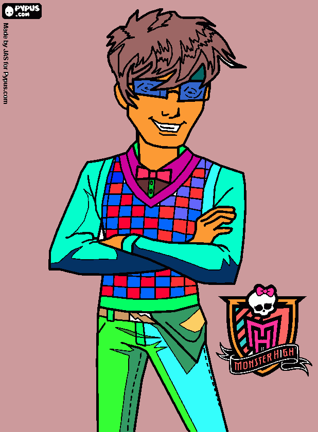 jackson jekyll by Jordan Mijares coloring page