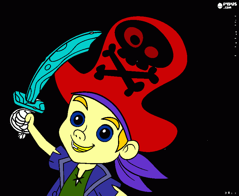 Jake and the neverland pirates coloring page