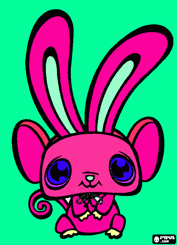 Jeeda Pet Shop coloring page