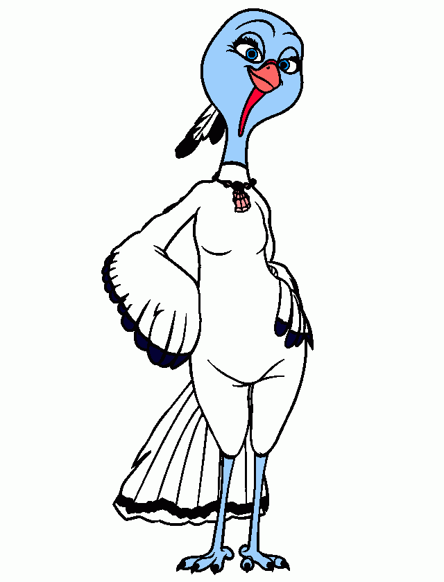 Jenny from Free Birds coloring page