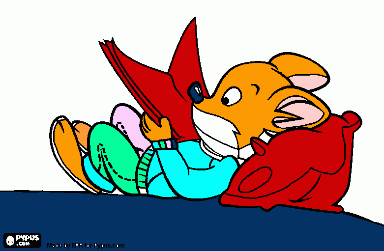 jeronimo stilton coloring page